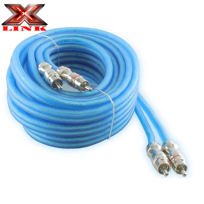 คาเบลเสียงออโต้ RCA Y Adapter 0ft คาเบล RCA ปรางด้วยวัสดุประกอบความละเอียด PVC