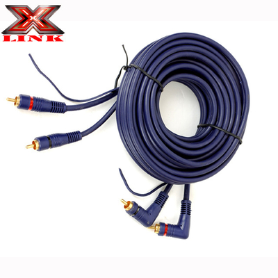 คาเบลเสียงออโต้ RCA Y Adapter 0ft คาเบล RCA ปรางด้วยวัสดุประกอบความละเอียด PVC