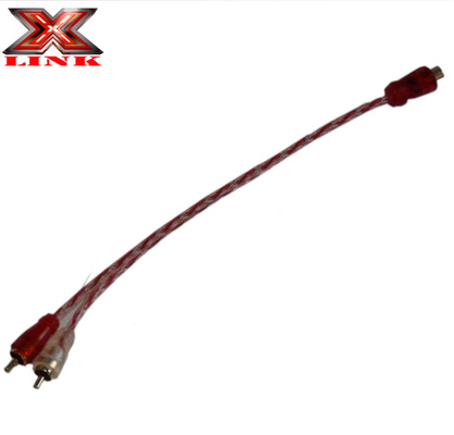 คาเบลเสียงออโต้ RCA Y Adapter 0ft คาเบล RCA ปรางด้วยวัสดุประกอบความละเอียด PVC