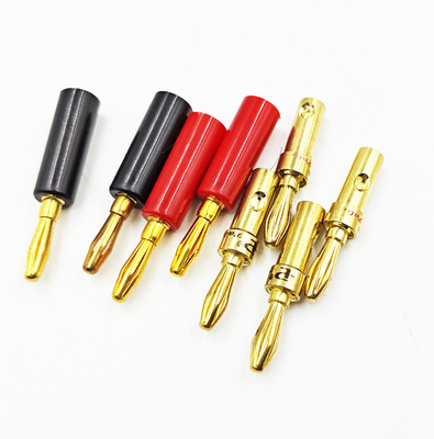 สายกล้วย 14Gauge Transparent สําหรับ Bi-Wire Bi-Amp HiFi Surround Sound 99.9% OFC ทองแดง