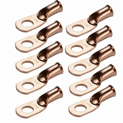 1/0 AWG ทองแดงกระป๋อง Lugs แหวนปลายพานเชื่อมต่อกับการหดความร้อน