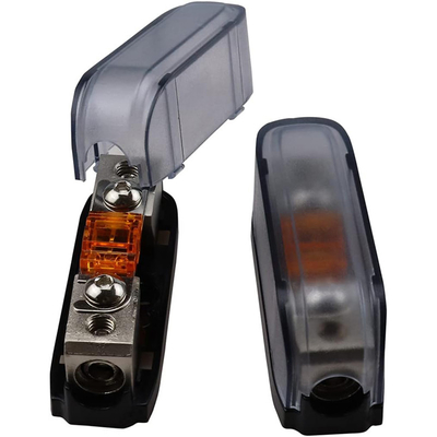 ความสามารถในการหักความแรงสูง 50A ปัจจุบันเรท A Mini AFS Inline Fuse Holder สําหรับเสียงรถ