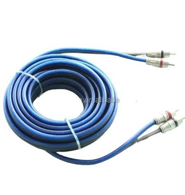 5m โกลด์ คอนเนกเตอร์ CCA คอนดิกเตอร์เสียง รวม RCA Cable สําหรับรถยนต์ Home System Audio Integration