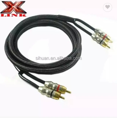 5m โกลด์ คอนเนกเตอร์ CCA คอนดิกเตอร์เสียง รวม RCA Cable สําหรับรถยนต์ Home System Audio Integration