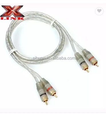 5m โกลด์ คอนเนกเตอร์ CCA คอนดิกเตอร์เสียง รวม RCA Cable สําหรับรถยนต์ Home System Audio Integration