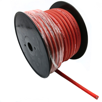 เสื้อยืดหยุ่นสุดยอด 1/0 Gauge ทองแดงสายไฟฟ้าสําหรับรถเสียง 4 AWG สายไฟฟ้า