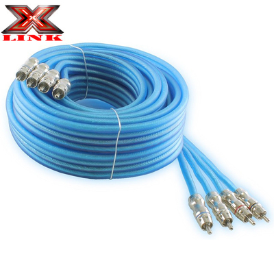 ทองเหลือง 2 RCA สายเสียงเพศชายต่อเพศชาย สําหรับเครื่องเสียงสเตียโร่ หรือเครื่องเชื่อม Subwoofer Type None