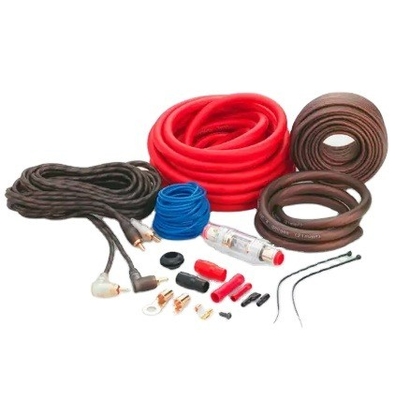 2000W-4000W 4 Gauge CCA Wire Amp Kit คอนดิกเตอร์ชายต่อชายสําหรับการติดตั้งเสียงรถ
