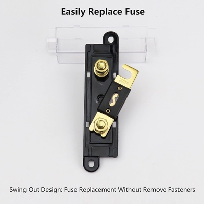 รับประกันความปลอดภัย CSA อนุมัติ 500A Inline Fuses Cover Protective รวมรถยนต์