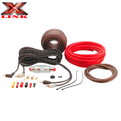 0 Gauge Car Amps Amplifier Wire Wiring Kit พร้อมสแตนดาร์ทการวัดสายไฟอเมริกันและตัวนําสีใด ๆ CCA หรือทองแดง
