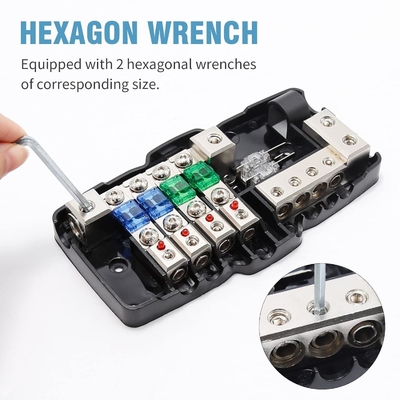 0 awg 12V มวลฟังก์ชัน มินิ ANL กล่องฟิวส์