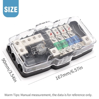 0 awg 12V มวลฟังก์ชัน มินิ ANL กล่องฟิวส์