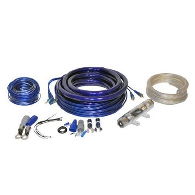 12V DC Voltage PVC Jacket Cca Awg 4 Ga แอมพลิเฟอเรอร์ ติดตั้งชุดสายและผลงาน
