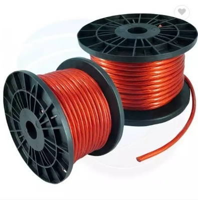 50ft OFC 1/0 Gauge ขนาดใหญ่ สายไฟฟ้าสีดําสําหรับเสียงรถยนต์ ไม่มีเครื่องเชื่อม
