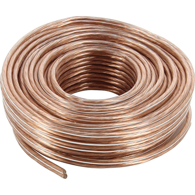 14 12 16AWG OFC Bare Copper High End โฮมธีอเตอร์ ออดิโอสเปคเกอร์เคเบิลพร้อมผ้า PVC Soft Jacket