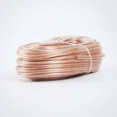 14 12 16AWG OFC Bare Copper High End โฮมธีอเตอร์ ออดิโอสเปคเกอร์เคเบิลพร้อมผ้า PVC Soft Jacket