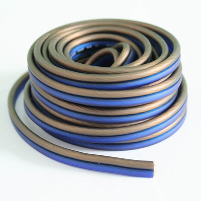 12 Gauge AWG สายเคเบิลเสียงสําหรับการเชื่อมต่อเสียงชาย-ชายในสีแดงโปร่งใส