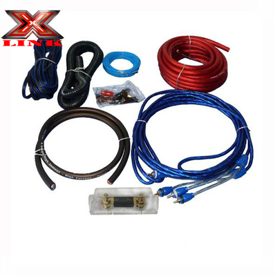 12V DC Voltage OFC Copper 4 Gauge Car Audio Amps and Subs ชุดติดตั้งสายไฟ พร้อม PVC Jacket