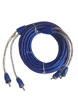 สายเคเบิล RCA ทองแดง PVC ชุดอ่อนกับ OFC คอนดักเตอร์ในสีใด ๆ