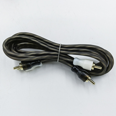 สายเคเบิล RCA ทองแดง PVC ชุดอ่อนกับ OFC คอนดักเตอร์ในสีใด ๆ