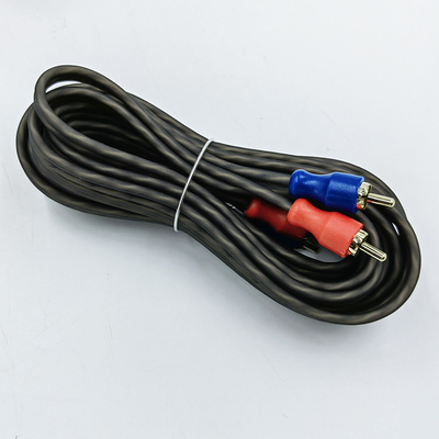 สายเคเบิล RCA ทองแดง PVC ชุดอ่อนกับ OFC คอนดักเตอร์ในสีใด ๆ