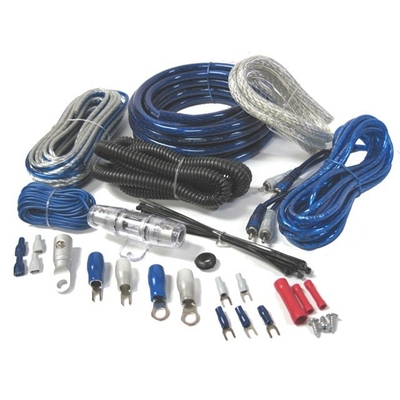 PVC Jacket 0 4 8 10awg Gauge Auto Car Amp Amplifier Wiring Kit with RCA Connector ประเภทเครื่องเชื่อม