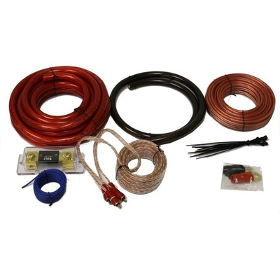 PVC Jacket 0 4 8 10awg Gauge Auto Car Amp Amplifier Wiring Kit with RCA Connector ประเภทเครื่องเชื่อม