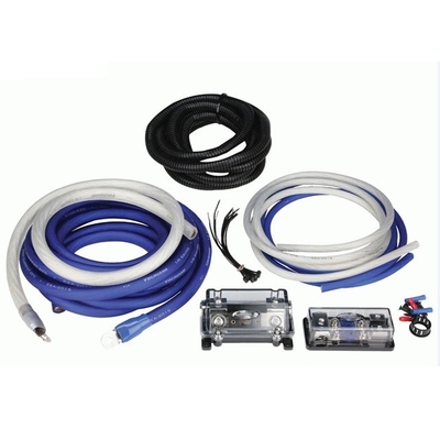 PVC Jacket 0 4 8 10awg Gauge Auto Car Amp Amplifier Wiring Kit with RCA Connector ประเภทเครื่องเชื่อม