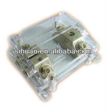 คอมแพคท 12 วอลต์ มินิ ANL AFS Fuse Holder สําหรับ Car Boat Audio System เครื่องเชื่อมทอง