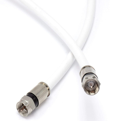 สายเคเบิลโคเอชเชียลประกอบด้วยพีวีซี RG59 สําหรับระบบถ่ายภาพ CCTV BNC