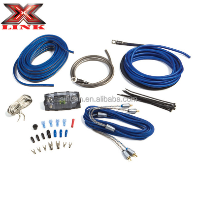 0 2 4 8 Gauge Sub Car Audio Amplifier Wiring Kit 1500 2500 3000 วัตต์ พร้อมวัสดุ