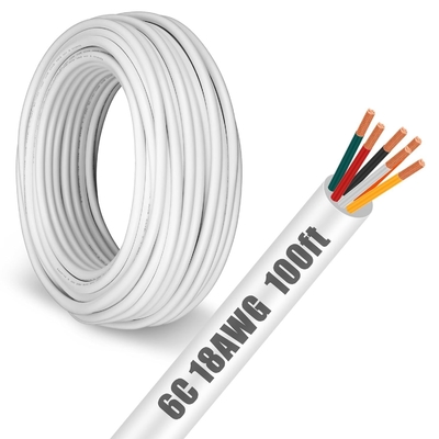 สายทองแดงประกอบด้วย PVC ที่แยกกันได้หลายแบบ 14 AWG สําหรับไฟ LED ความดันต่ําและอุตสาหกรรมรถยนต์