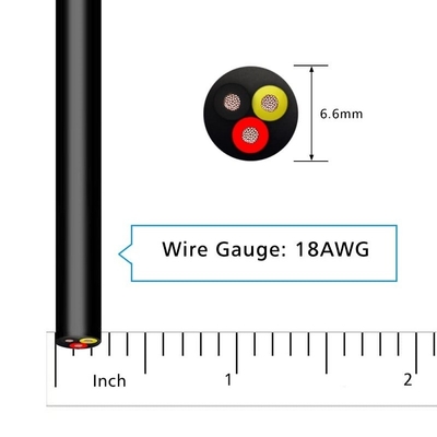 สายทองแดงประกอบด้วย PVC ที่แยกกันได้หลายแบบ 14 AWG สําหรับไฟ LED ความดันต่ําและอุตสาหกรรมรถยนต์