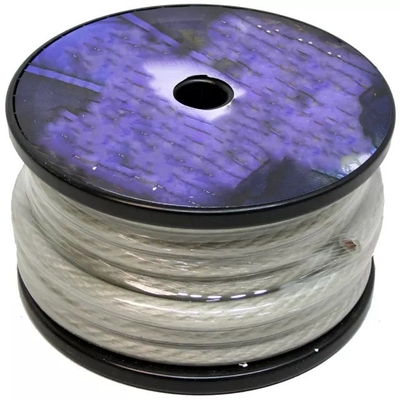 สายไฟฟ้าออดิโอวีดีโอมืออาชีพ 0/2/4/8GA CCA Amp Power Wire Cable พร้อมความเหมาะสมกับรถยนต์