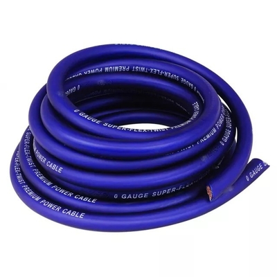 สายไฟฟ้าออดิโอวีดีโอมืออาชีพ 0/2/4/8GA CCA Amp Power Wire Cable พร้อมความเหมาะสมกับรถยนต์