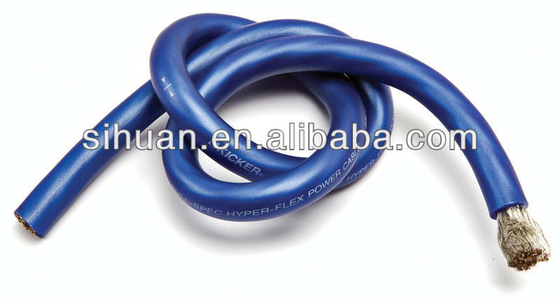 เสื้อ PVC OFC CCA 2/0awg 1/0awg 2awg 4awg สายไฟฟ้าเครื่องขยายเสียงรถยนต์