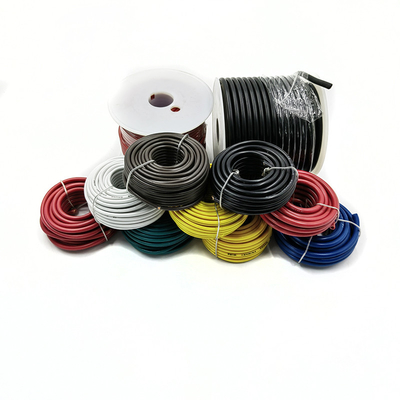 โวลเตชั่นต่ํา 10 12 14 16 18 GA AWG Gauge เครื่องจักรยานยนต์ไฟฟ้า สายเดียวที่มีสายนําทองแดง Jacket PVC