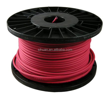 CCA 18 AWG 2/C กระปุกแข็ง FPLR สายเตือนไฟ 1000 ฟุตแดง ทองแดง