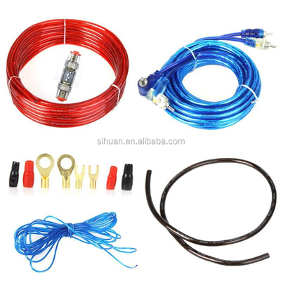 ระบบเสียงรถยนต์ 0 4 8 Gauge AWG เครื่องขยายเสียง / เครื่องขยายเสียง