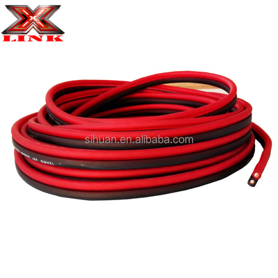 เสื้อพีวีซีอ่อน Super Flex สีฟ้า / สีดํา สเปคเกอร์เคเบิลสําหรับผลงานเสียงสูงสุด