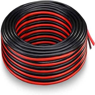สายยืดหยุ่น Ext 2pin 2 สี สีแดง สีดํา