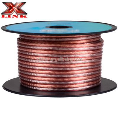 เครื่องเสียงมืออาชีพเกรด 16 Gauge CCA OFC สายเสียงที่มี PVC Jacket สีแดงและดํา