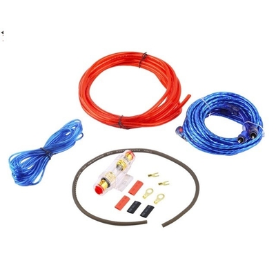4 Gauge Car Amplifier Wiring Kit พร้อมวัสดุประกอบด้วย PVC และ CCA หรือ OFC Conductor