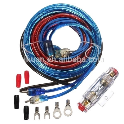 สายเสียงหญิง-หญิง และสาย 4GA RCA สําหรับชุดติดตั้งสายไฟเครื่องขยายเสียงรถยนต์