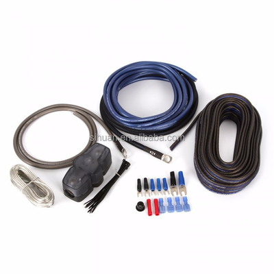 ชุดสายพัดเสียงรถยนต์ 8AWG PVC ที่กันอากาศ พร้อมอุปกรณ์เสริม ราคาถูก