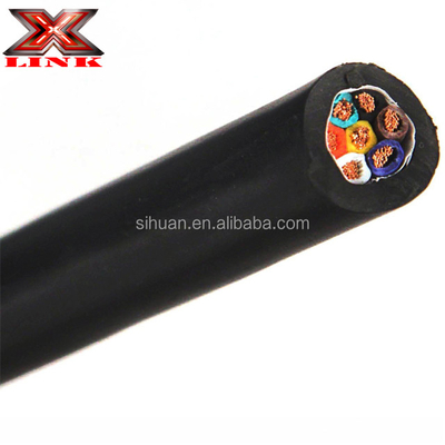 อุตสาหกรรม 7 คอนดิวเตอร์ คาเบิ้ลเรลเลอร์ 10-12-14 AWG GPT Soft PVC Jacket สีโค้ดสาย