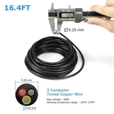 18AWG 2 คอนดักเตอร์ 20AWG 3 คอนดักเตอร์ สายไฟฟ้า สายทองแดง PVC สายทองแดง