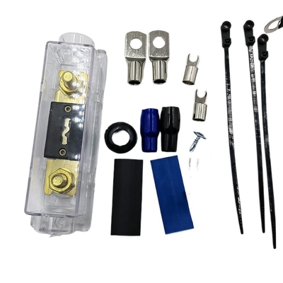 เครื่องเสียง CCA / OFC สายทองแดง 4/8 Gauge Car Amp Wiring Kit สําหรับการส่งสัญญาณที่ดีขึ้น