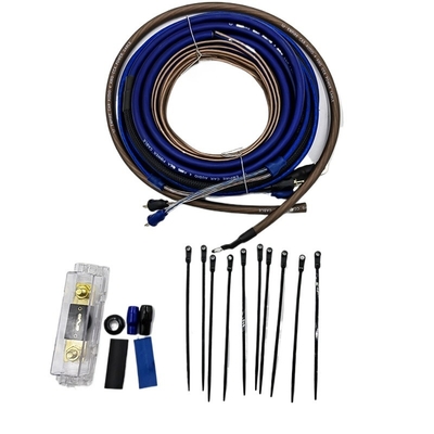 เครื่องเสียง CCA / OFC สายทองแดง 4/8 Gauge Car Amp Wiring Kit สําหรับการส่งสัญญาณที่ดีขึ้น