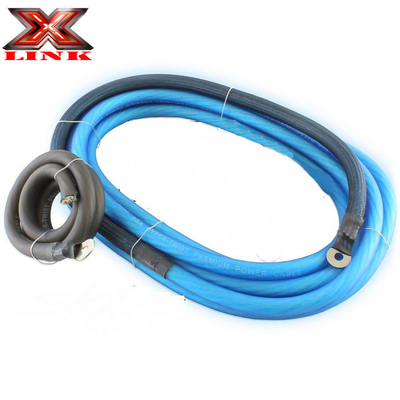 OFC Conductor 0 2 4 6 8 AWG Gauge GA Car Audio Cable Kit สําหรับระบบเสียง